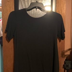 Black super soft tee.